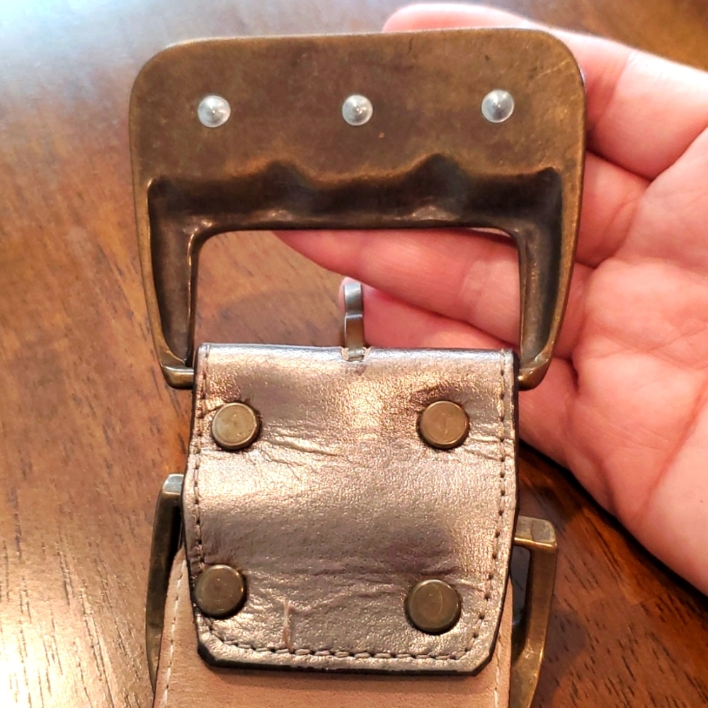 Vintage leather belt - Picture 12 of 12